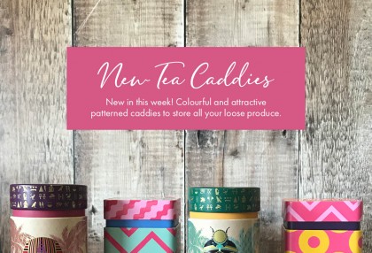 New Caddies and Relaxing Teas to Match