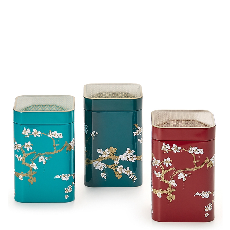 100g Tea Caddy Set Of Three Cup of Tea
