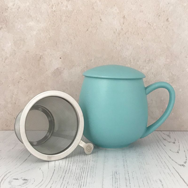 Zaara Tea Zaara Herb Tea Mug Matt Sky Blue 0.35L - Cup of Tea