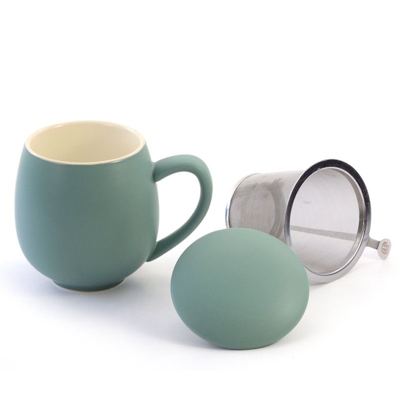 Zaara Tea Zaara Herb Tea Mug Matt Petrol 0.35L - Cup of Tea