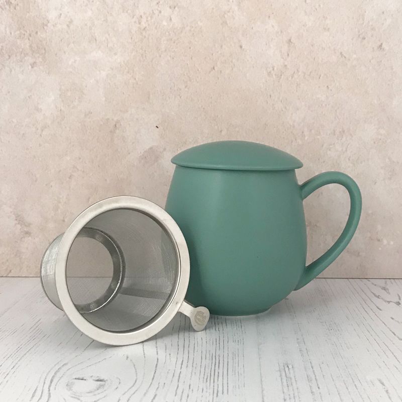 Zaara Tea Zaara Herb Tea Mug Matt Petrol 0.35L - Cup of Tea