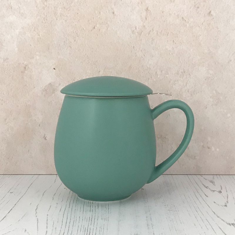 Zaara Tea Zaara Herb Tea Mug Matt Petrol 0.35L - Cup of Tea