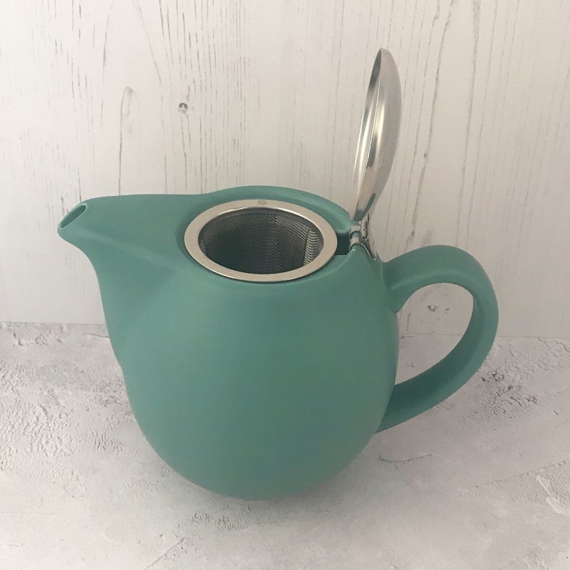 Zaara Tea Zaara Porcelain Tea Pot (Matt Petrol) - Cup of Tea