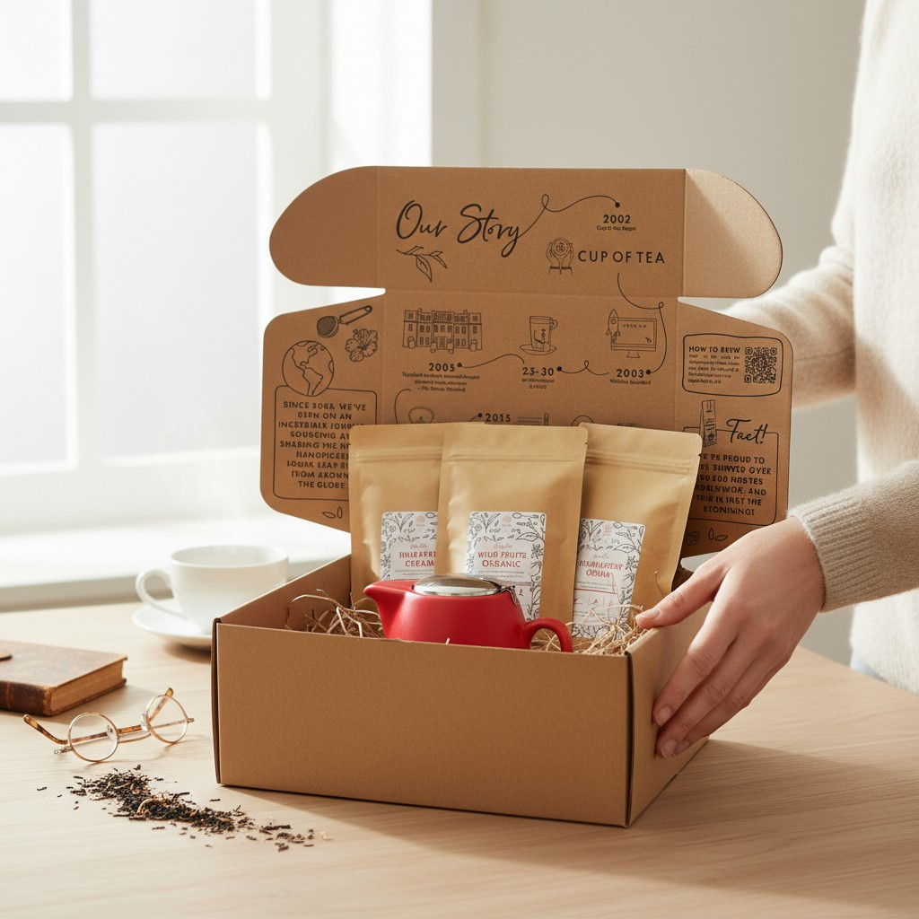 Fruit Tea & Teapot Gift Box - Cup of Tea