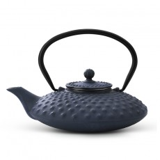 Xilin Cast Iron Teapot Set Blue-Black Teapot & Cups 0.8L