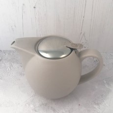 Zaara Porcelain Teapot Matt Grey 0.9L