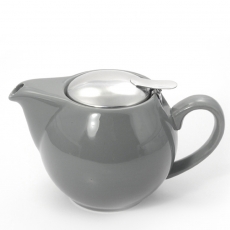 Zaara Porcelain Teapot Grey 0.5L