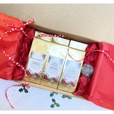 Christmas Tea Gift Box (6 teas, tea ball)