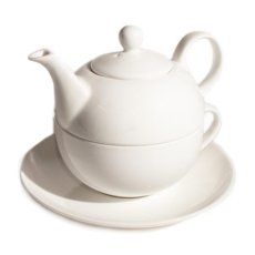 Tea For One Teapot Set White 0.4L