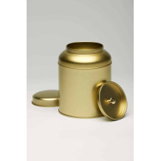 Dome Gold Double Lid Tea Caddy 250g