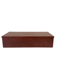 Ronnefeldt Wooden Mahogany Teavelope Presentation Box with Lid - 12 Varieties