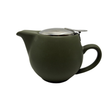 Zaara Single Cup Teapot Matt Green 0.35l