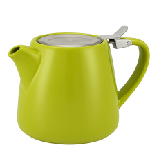 Liora Ceramic Teapot Glossy Lime Green 0.5L 