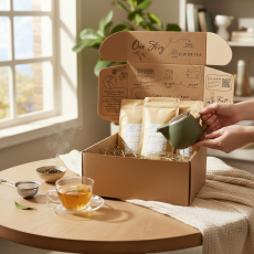 Green Tea & Teapot Gift Box