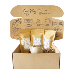 Flavoured Black Tea & Teapot Gift Box