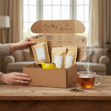 Flavoured Green Tea & Teapot Gift Box