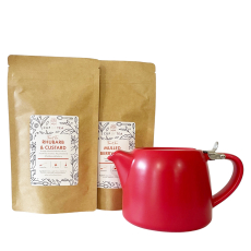 Fruit Tea & Teapot Gift Set