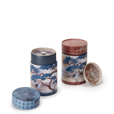 Crane Tea Caddies Set of Two 150g