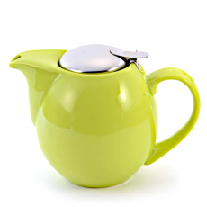 Zaara Porcelain Teapot Lime 0.9L