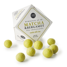 Matcha & Bergamot Chocolate Pralines Matcha & Bergamot Chocolate Pralines