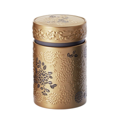 Yumiko Gold Tea Caddy 500g