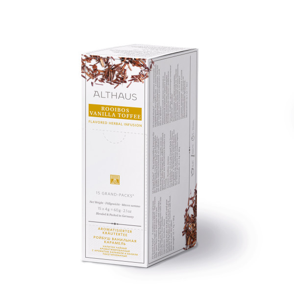 Grand Rooibos Vanilla Toffee Tea Bags