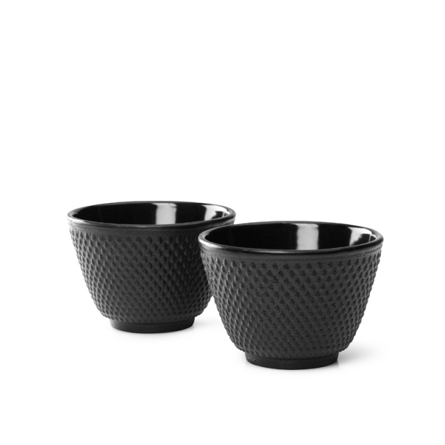 Jang Cast Iron Cups Black Set of 2