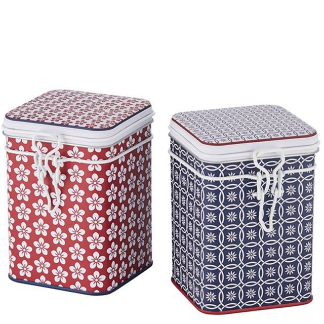 Scandic Set of Two Tea Caddies 150g