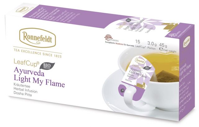 Ronnefeldt LeafCup® Ayurveda Light My Flame Organic Tea Bags
