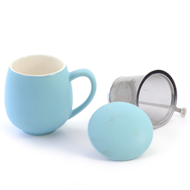 Zaara Herb Tea Mug Matt Sky Blue 0.35L