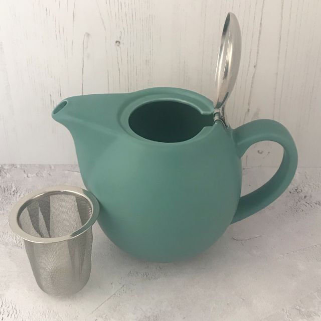 Zaara Tea Zaara Porcelain Tea Pot (Matt Petrol) - Cup of Tea
