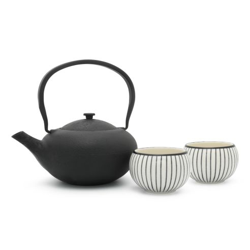 Zaara Porcelain Teapot Grey 0.5L