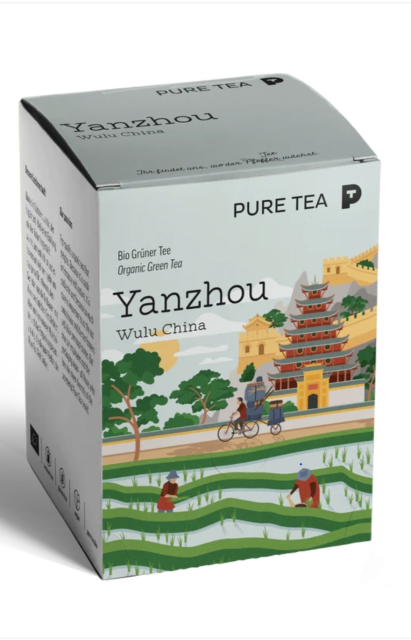 Pure Tea Yanzhou Pi Lo Chun Organic Green Teabags
