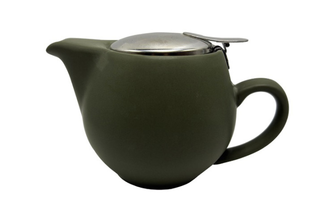 Zaara Single Cup Teapot Matt Green 0.35l