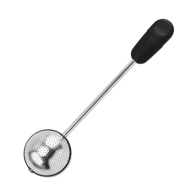 Rotating Stainless Steel Tea Tongs