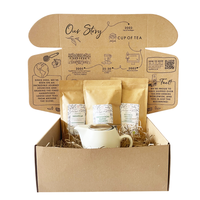 Herbal Tea & Teapot Gift Box