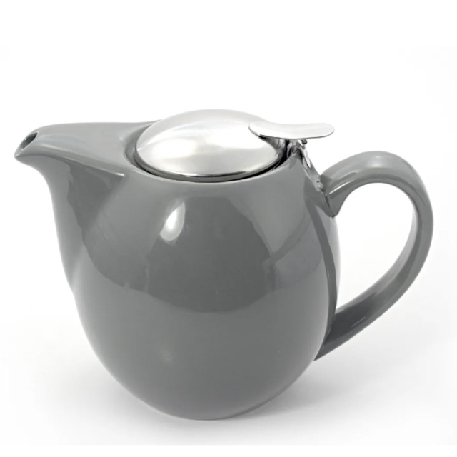Zaara Porcelain Teapot Grey 0.9L