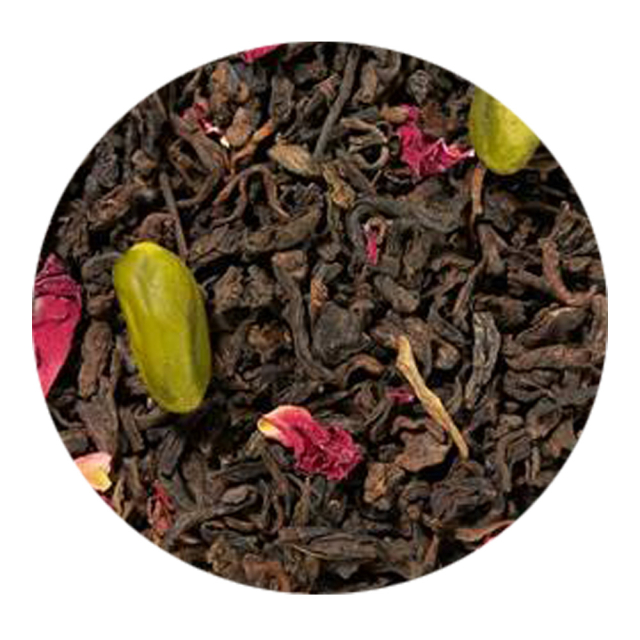 Pistachio Rose Pu Erh Flavoured Black Tea