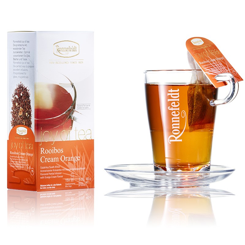 Joy of Tea Rooibos Cream Orange teabags