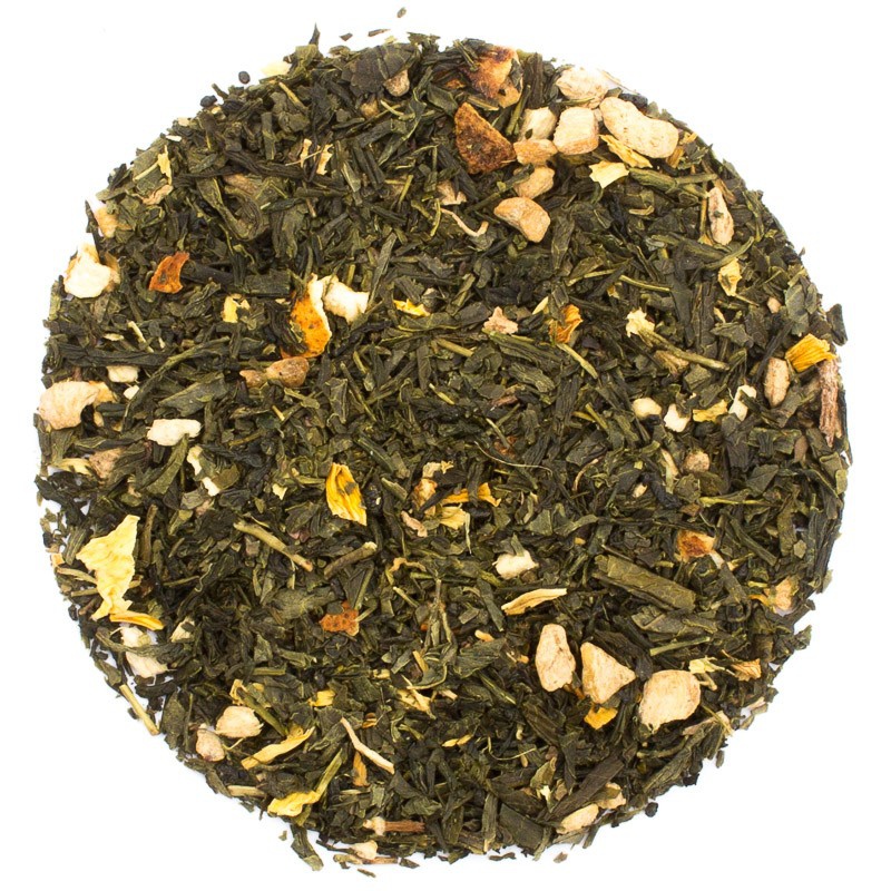 Green ginger and lemon loose leaf tea