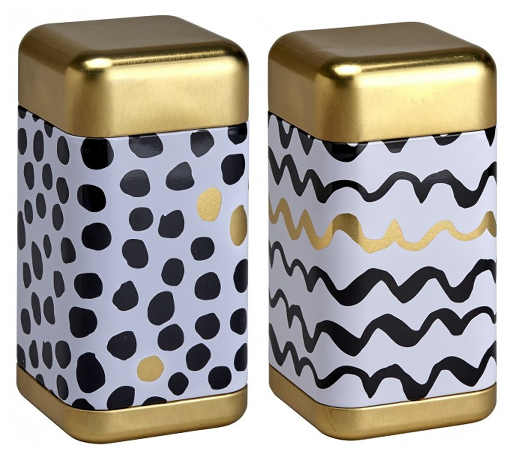 Black and White Tea Caddy Sey 200g