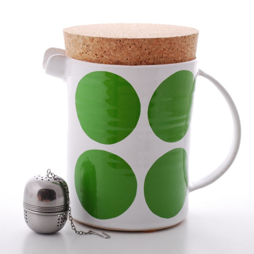 Camilla Engdahl Dots Teapot, Green