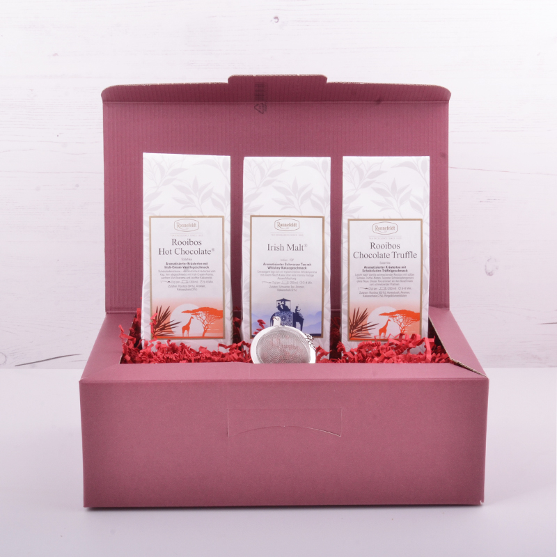 Choctastic Tea Gift Box Red