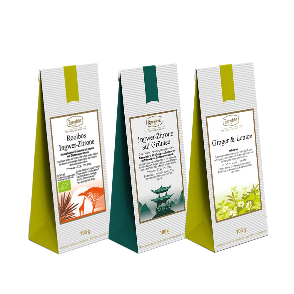 Citrus Meets Ginger loose leaf tea collection