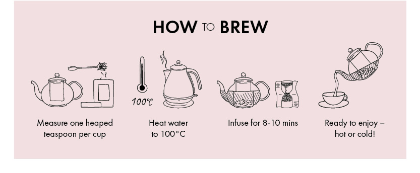 How to brew rhubarb cream loose leaf tea