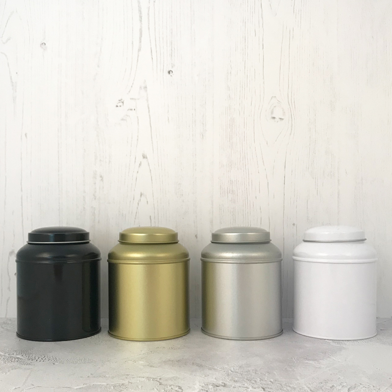 Dome Tea Caddy Double Lid 100g