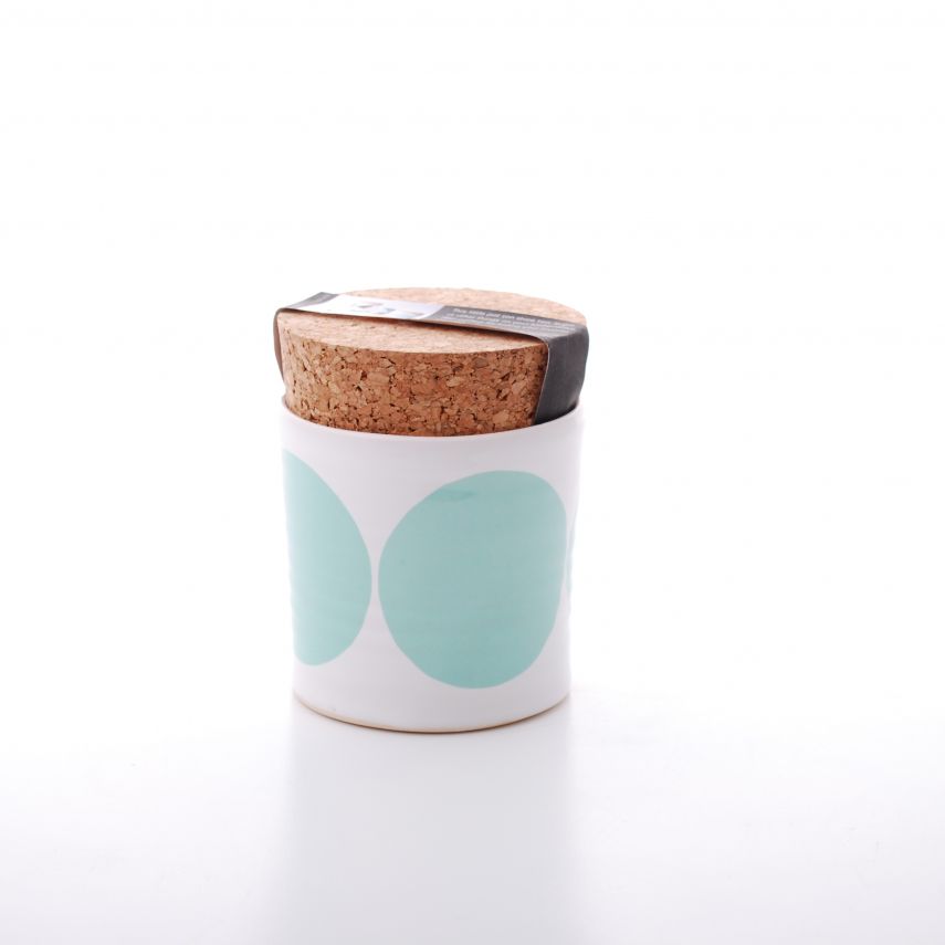 Camilla Engdahl Dots Jar, Turquoise