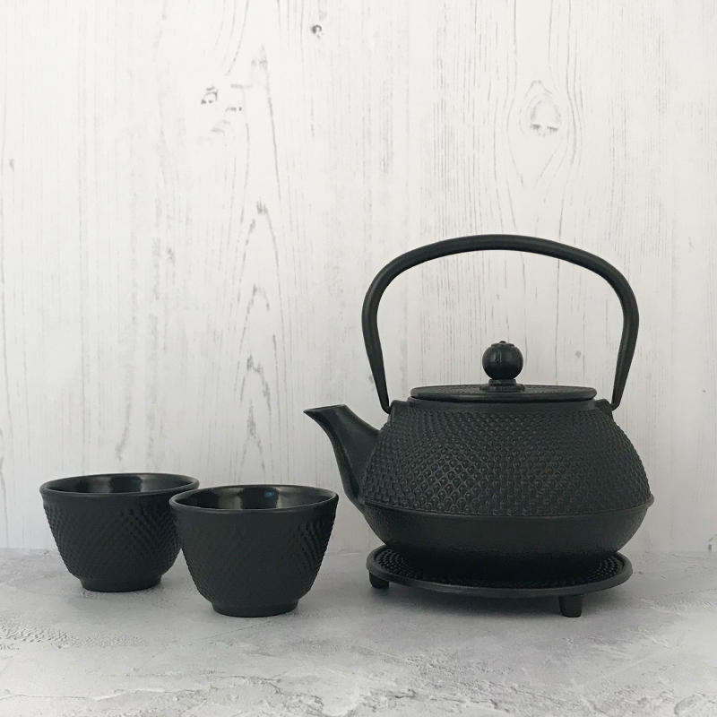 Jang Cast Iron Teapot, Black