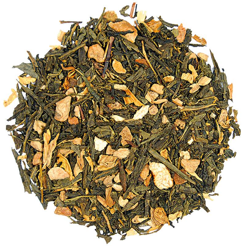 Green Ginger and lemon loose leaf tea