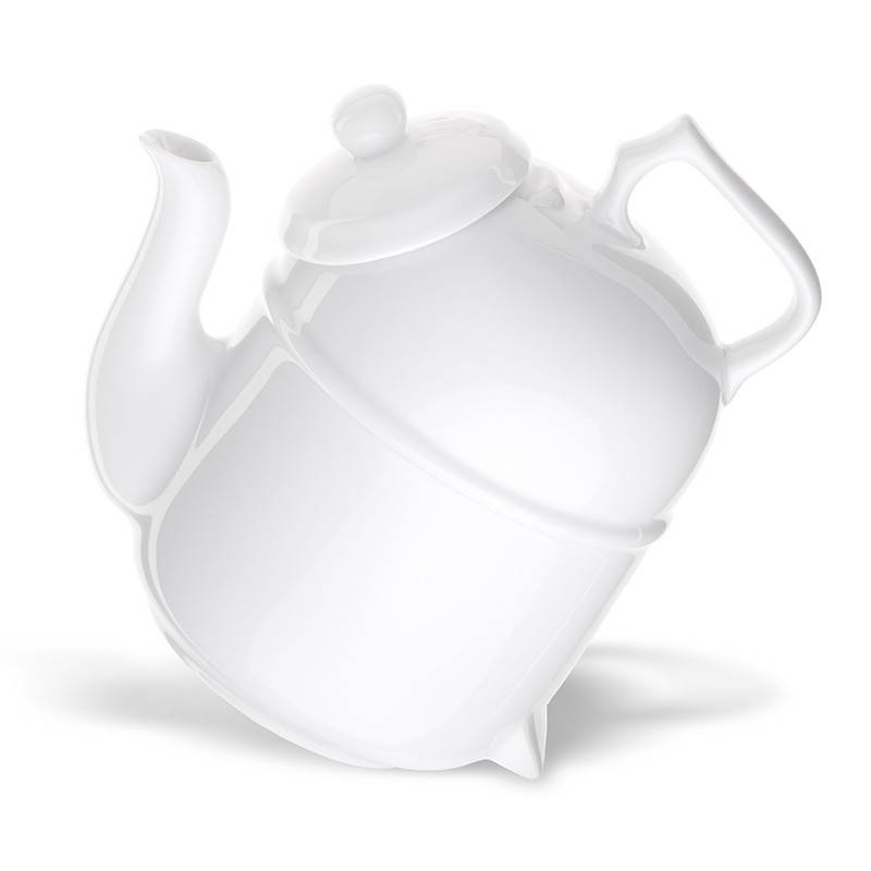 Tilting teapot
